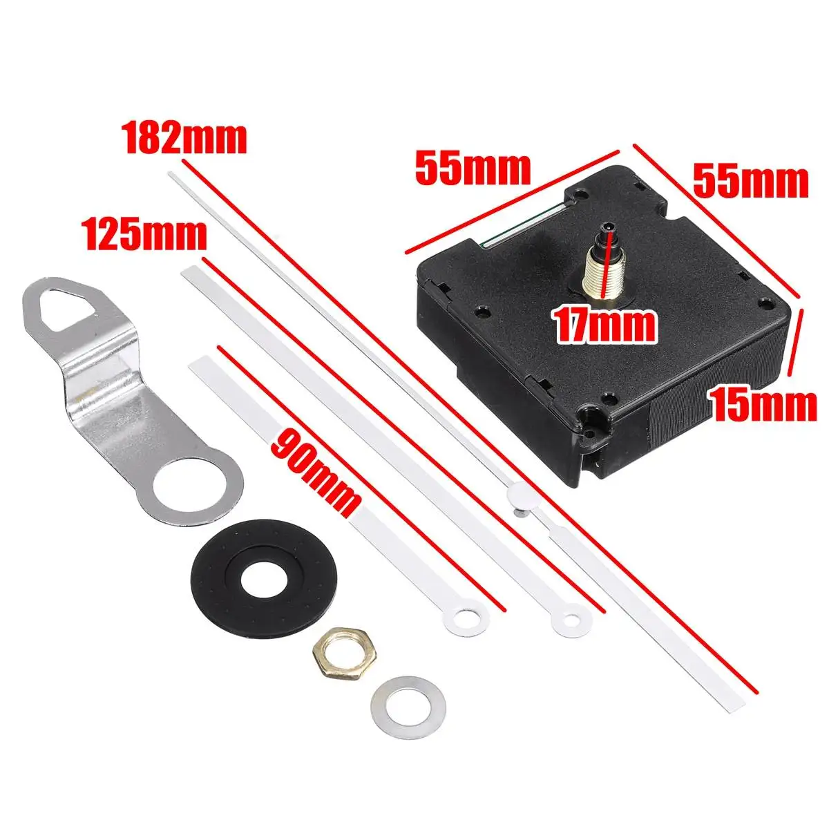 UK MSF Time Atomic радиоуправляемые бесшумные часы с механическим ходом DIY Kit Сменные аксессуары