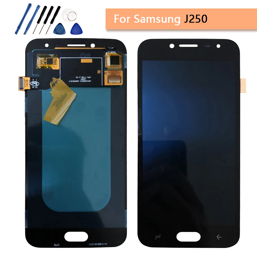 100% протестированный J250F LCD 5 0 ''для Samsung Galaxy J2 Pro 2018 SM-J250F J250M дисплей сенсорный