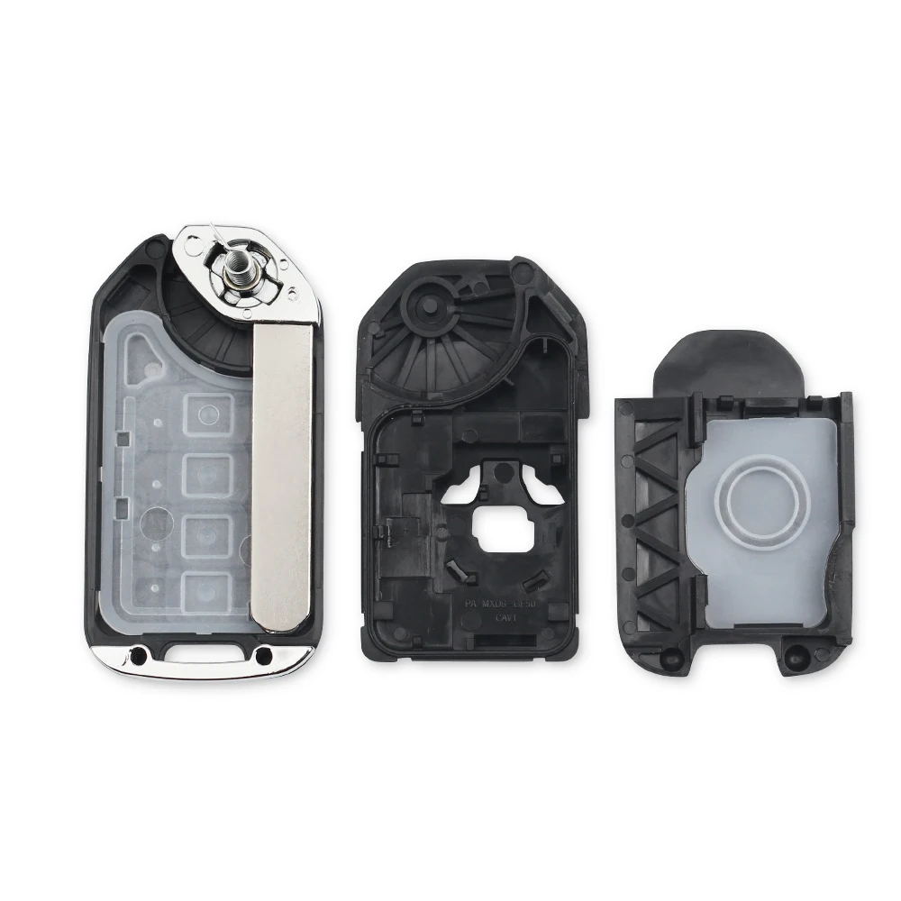 KEYYOU для Honda Accord Civic Fit XRV City Greiz Marina Wisdom Jazz Флип складной пульт дистанционного управления 3 кнопки Fob