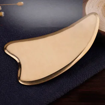 

Dolphin Shape Brass Scraping Plates Body Face Massage Tool Detox Health Care Copper GuaSha Board Relief Fatigue Anti Cellulite