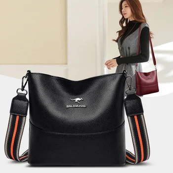 Soft Cowhide Crossbody Bags for Women 2021 Luxury Handbags Women Bags Designer Female Casual Hand Shoulder Bag bolsos de mujer 1