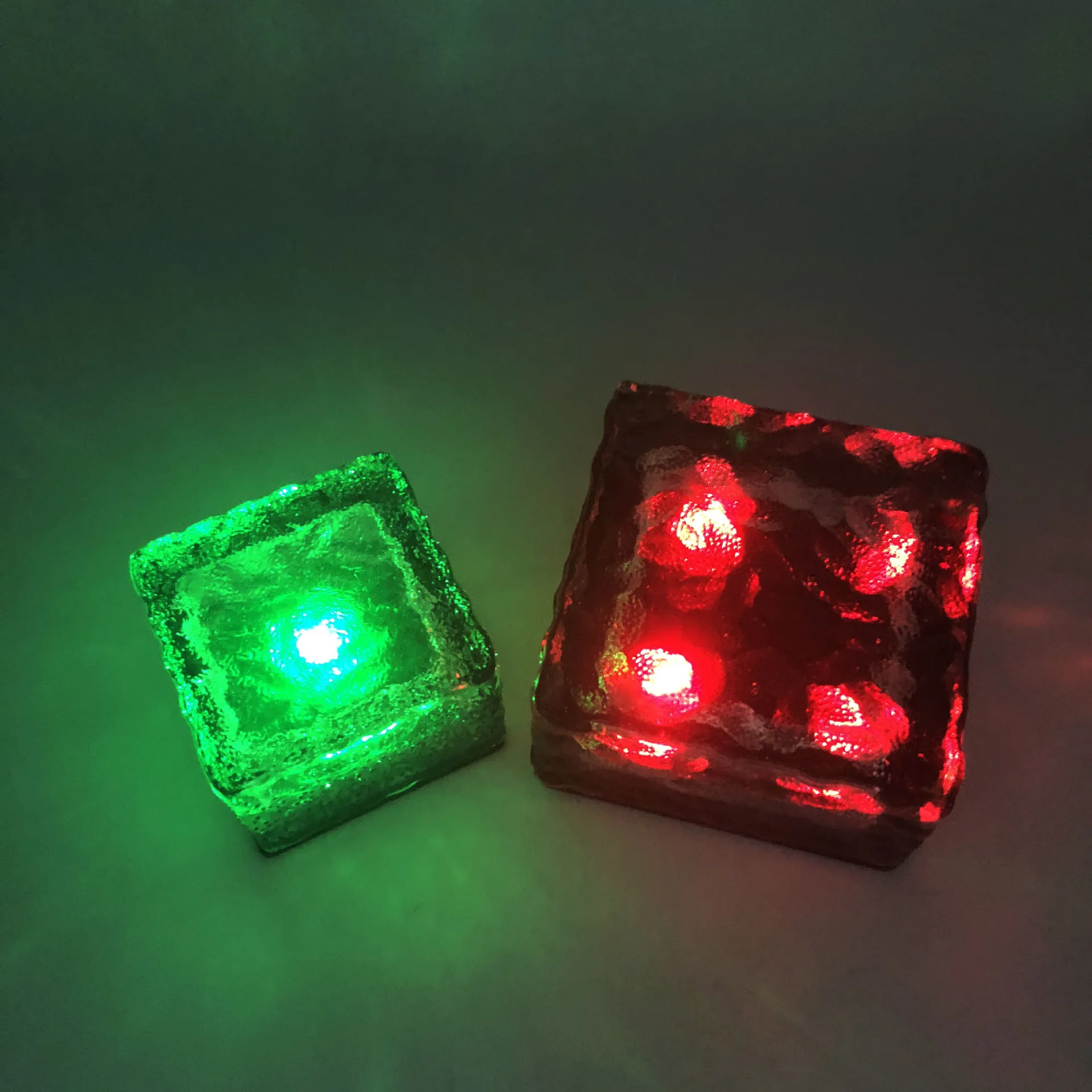 Стиль открытый Amazon Солнечная 4LED1LED мороженое кирпичная лампа стекло подземный светильник украшение садовая лампа