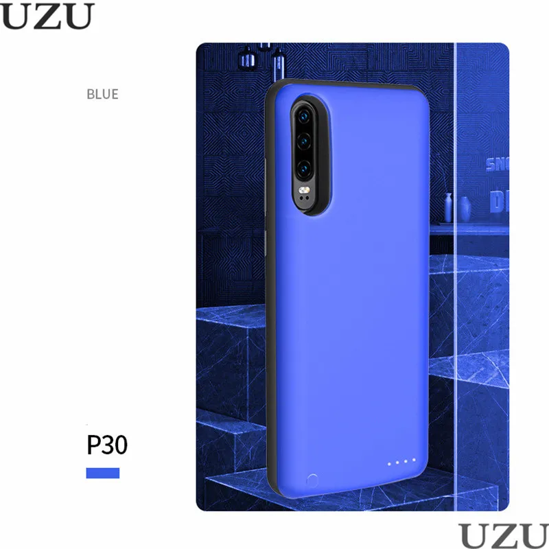 

5000mah high power bank charger case for Huawei P30 soft frame external portable wireless charging cover for Huawei P30 luxury