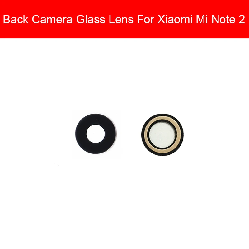 Задний объектив задней камеры крышка для Xiaomi Mi Note 2 3 камера стекло объектив с клейкой наклейкой Ремонт Запчасти Замена