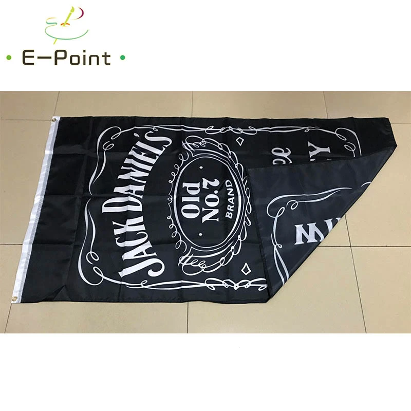 Jack Daniels флаг виски 2 фута* 3 фута(60*90 см) 3 фута* 5 футов(90*150 см) размер рождественские украшения для домашнего флага баннер подарки