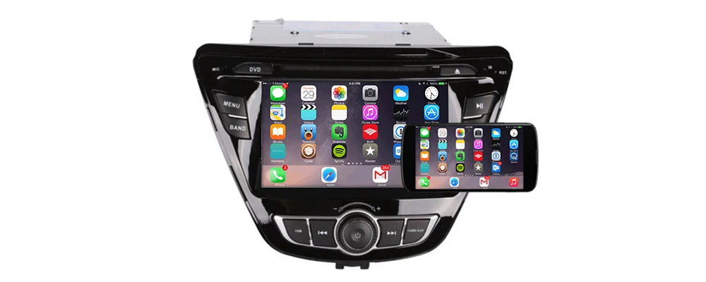 Best ZaiXi Android Car Radio Stereo DVD GPS Navigation For Hyundai Avante Elantra 2010~2015 Bt wifi 2din Car Radio Stereo Multimedia 4