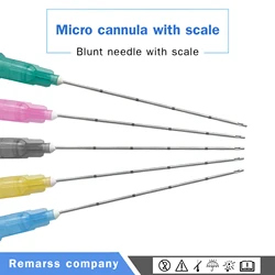 Medical sterile injection blunt tip micro cannula 23G50MM korea for ha dermal filler