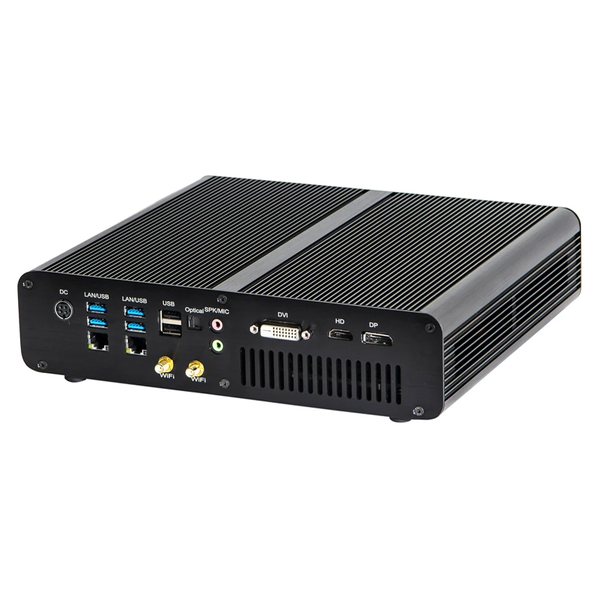 Игровой мини-ПК 2 * LAN, Intel i7-7820HK/HQ GTX1060 3 ГБ 2 * DDR4 M.2 NVME, настольный ПК HTPC 4K HDMI2.0 DP DVI, оптоволоконный Wi-Fi