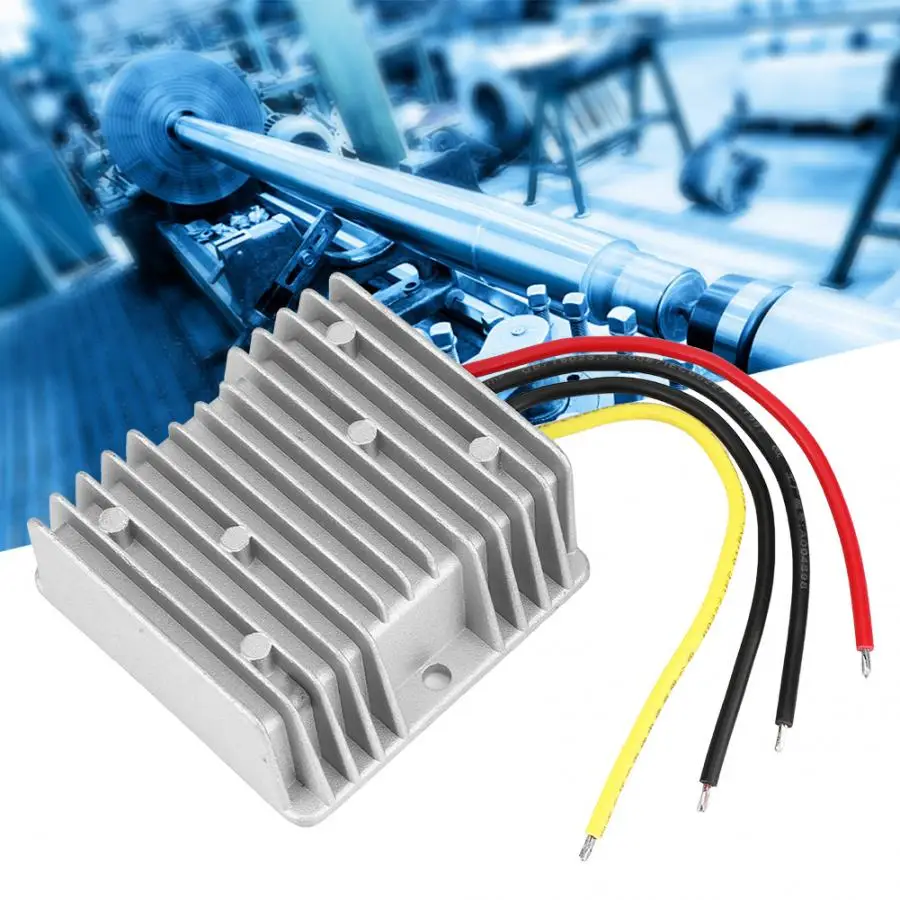 

60V to 12V DC-DC Power Converter 10A/15A 120W/180W Voltage Reducer Buck Transformer Module with Aluminum Shell
