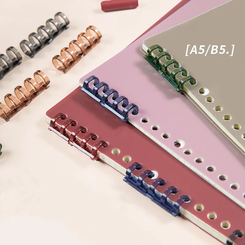 A5 B5 Colore Retrò Fai Da Te Accessori Per Notebook A Fogli Mobili Assemblaggio Staccabile Creativo Anello A Fogli Mobili Copertina A Fogli Mobili Lib