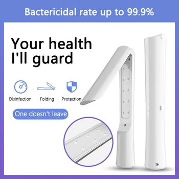

Fast Delivery UV Portable Ultraviolet Disinfection Lamp for home office UVC lamp Stick Sterilize Kill Mite light Dropship