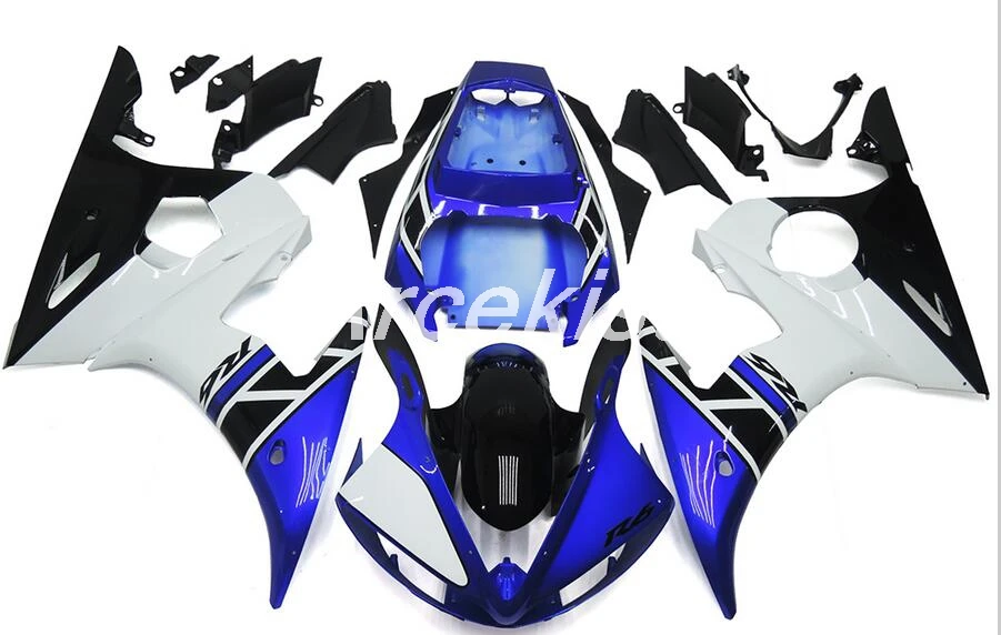 4 подарка Новые ABS Обтекатели наборы подходят для Yamaha YZF R6 2003 2004 2005 обтекатель Набор R6 03 04 05 Горячая Черный Красный Пламя