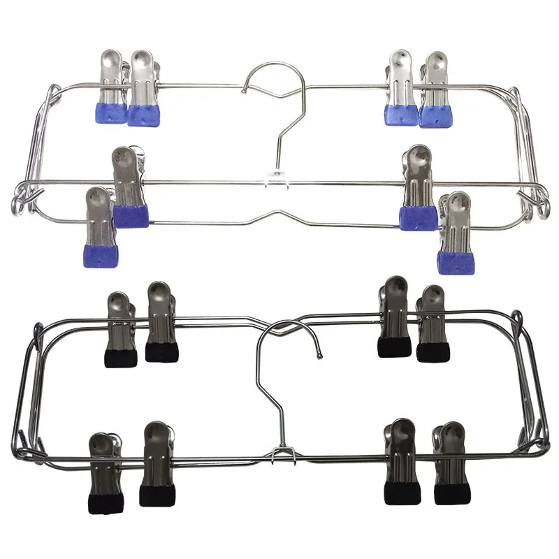

Multi-functional Metal ku jia zi New Style Creative Clothes Rack Factory Direct Simple Storage Skirt Clip