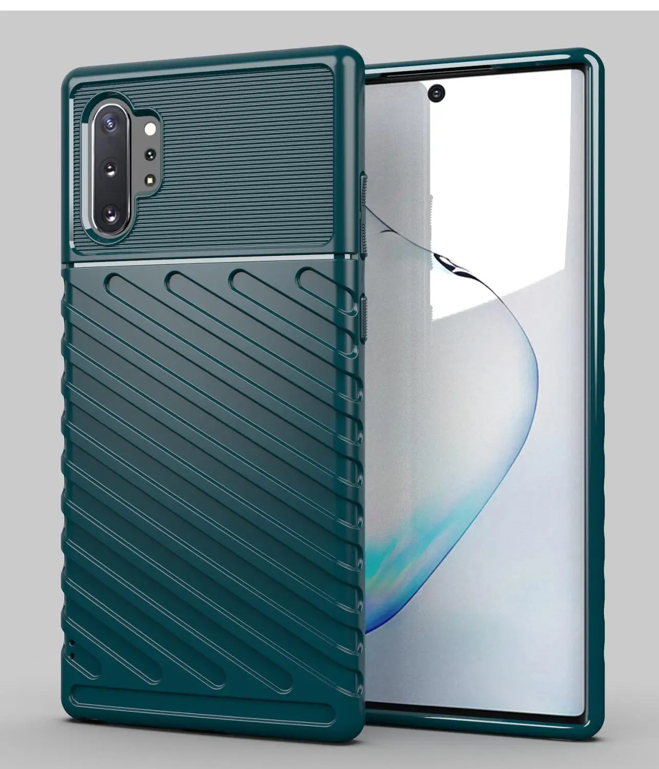 100 шт./лот Задняя накладка чехла из ТПУ для samsung galaxy Note 10 10 plus оптом чехол