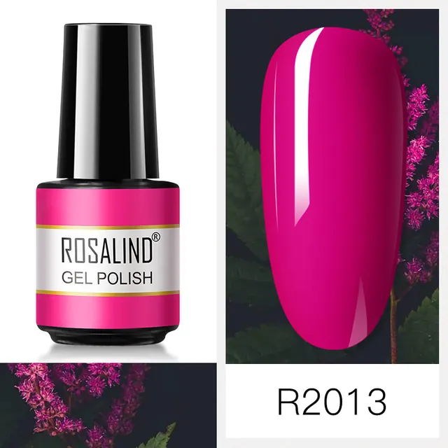ROSALIND Nail Art 7ML Gel Polish 80 Color For Manicure Design UV Nail Polish Gel Lacquer Soak Off Semi Permanent Gel Nail Polish RAR2013