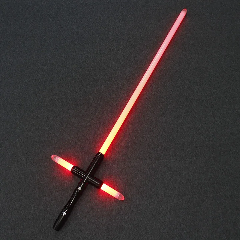 Lightsaber YDD Metal Hilt Small Cross Light Saber Force FX Heavy Dueling LED Lightsaber with FOC Lock Up Luminous Toys