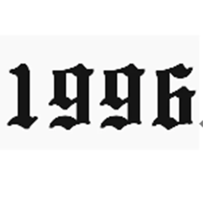 1996 Нержавеющая сталь год номер на заказ кольцо для женщин золотые, серебряные кольца женские розы кольцо Anillos Mujer номер обручальное кольцо ювелирные изделия - Цвет основного камня: 1996