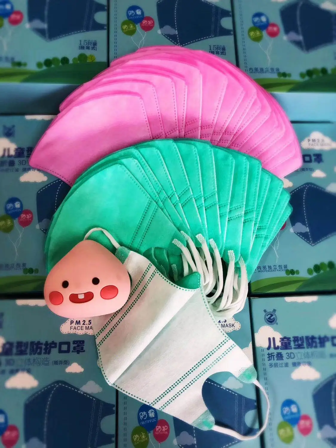 

15 pcs Kids Mask Reusable Profession Folding Medical Face Mask Flu 4ply Safty n95 Masks Anti Virus PM2.5 Dust Mask