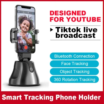 

Auto Tracking Gimbal Phone Holder For Youtube Vlog Tiktok Video Record Smartphone Selfie Shooting Object Face Tracking Holder