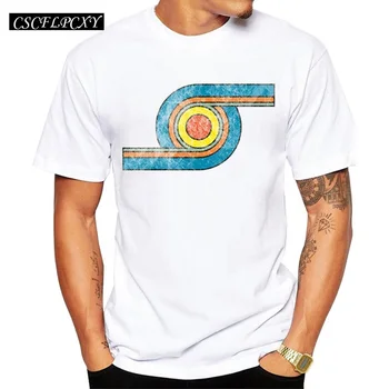 

Turn Design Men T-Shirt O-Neck Short Sleeve Casual Tops Hipster Vintage Geometric Printed T Shirts Summer Fashion Tee