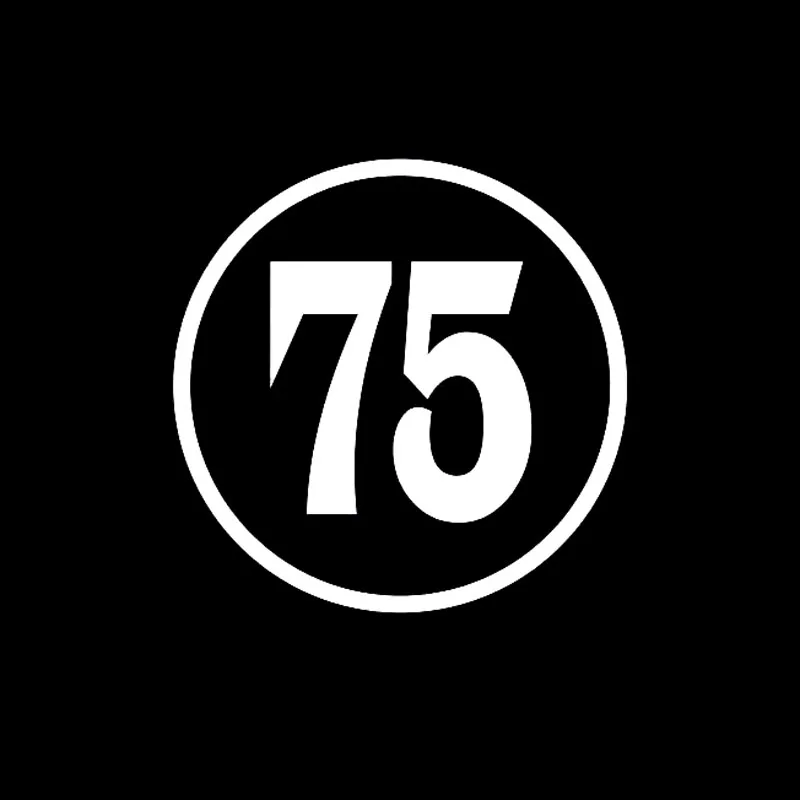 15 см * индивидуальный номер 75 виниловая Высококачественная Автомобильная