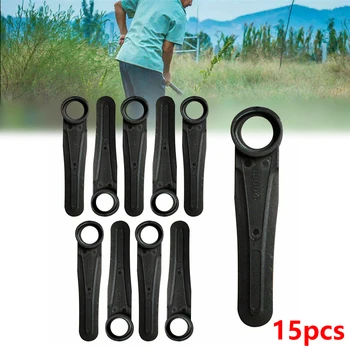 

15PCS 86mm Plastic Mower Blades For Flymo Minimo Plus E25 E30 Cutters Tool Brand New And High Quality
