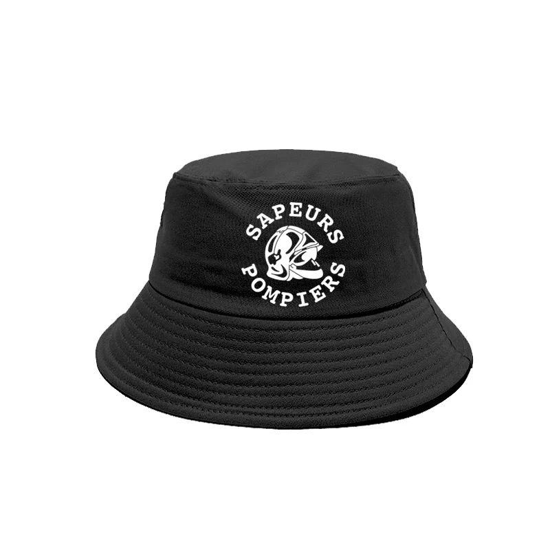 Sapeurs Pompiers Paris Bucket Hats Cool France Firefighter Fire Department Brigade Caps Outdoor
