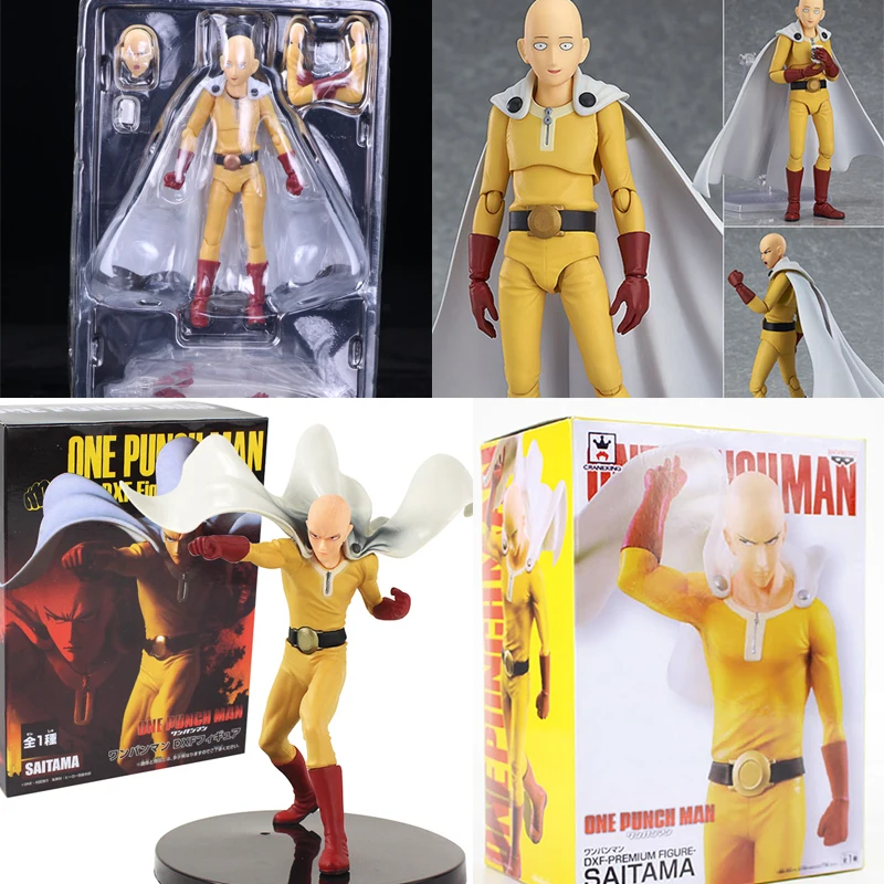Figma One Punch Man Saitama 310 PVC Action Figure Collectible Kids Toy Nice Gift