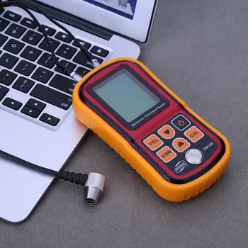 

Ultrasonic Thickness Gauge Meter LCD Digital Display Metal Testering Instruments 1.2 to 200MM Sound Velocity Meter