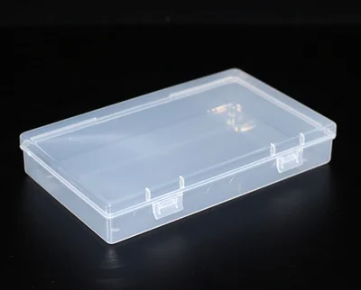 Large Plastic Box Превосходный белый акриловый Diy коробка поиска кольцо показ Чехол держатель ювелирных изделий дисплей браслет бусины коробка для хранения Органайзер с крышкой - Цвет: Large Plastic Box