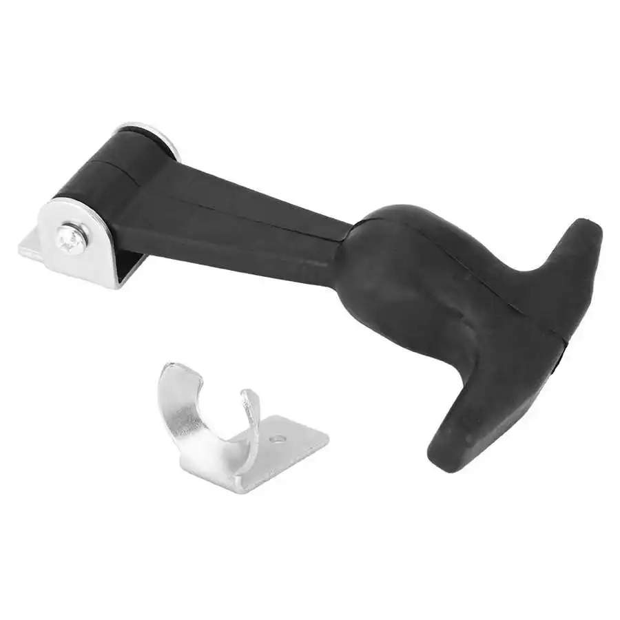 Galvanized Latches Buckle Holder Internal Button Hook Rubber Elastic Vehicle Shock Absorption Engine Cover Hasp 250N Load 1Pcs furniture hardware,toggle latches,jewelry box hasps,decorative latches