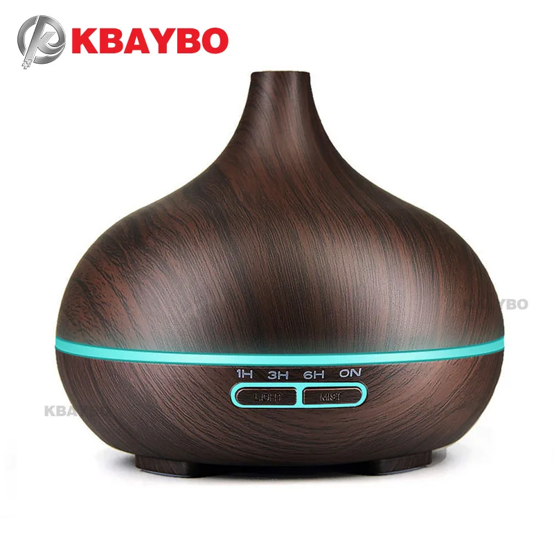

Ultrasonic Aromatherapy Humidifier Essential Oil Diffuser Air Purifier for Home Mist Maker Aroma Diffuser Fogger LED Light 300ML