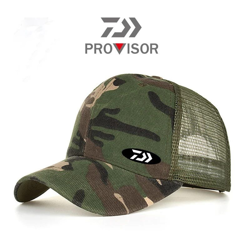 2020 Daiwa Fishing Sun Hat Summer Men Sunscreen Camouflage Adjustable Cap Baseball Outdoors Mountaineering Jeans | Спорт и