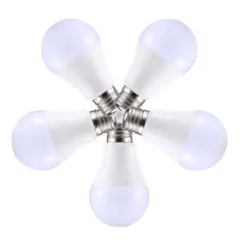 ICOCO бытовой светильник ing промышленный светильник ing Светодиодные лампы E27 светодиодные лампы 8 Вт белый светильник 5 шт