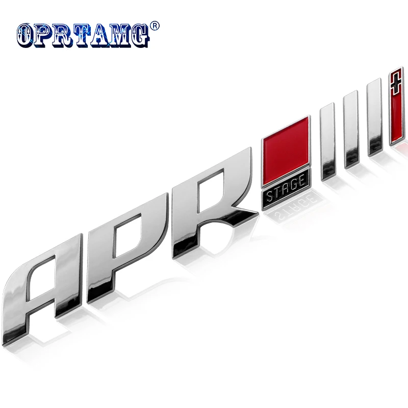 

1 Pcs Drop shipping ABS APR STAGE 1+ 2+ 3+ Racing Car Emblem Badge APR STARGE 1 2 3 Plus 3D car Stickers GOLF car-styling