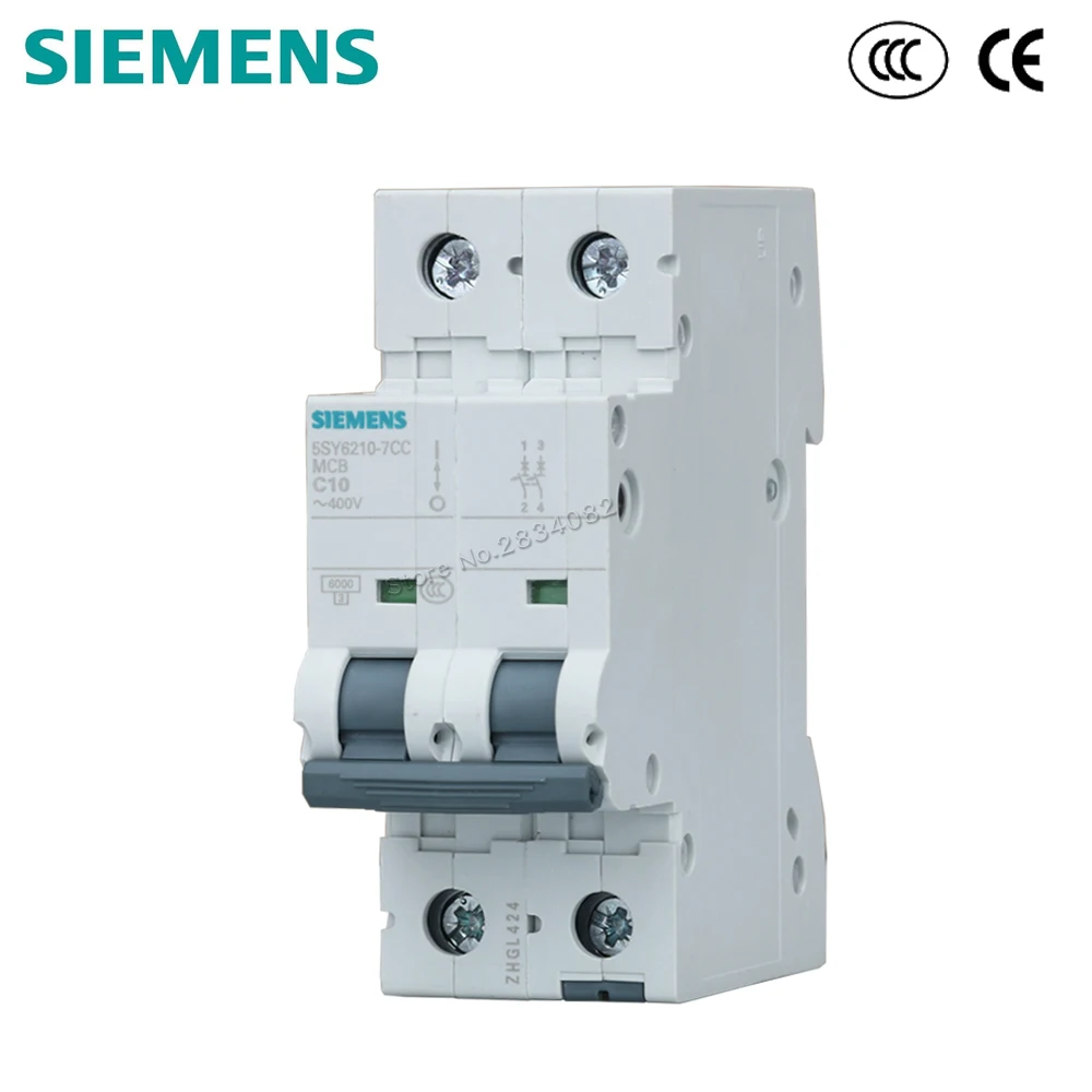 2P C10 мини Автоматический выключатель MCB 5SY6120 7CC 400V 10A SIEMENS|Автоматические