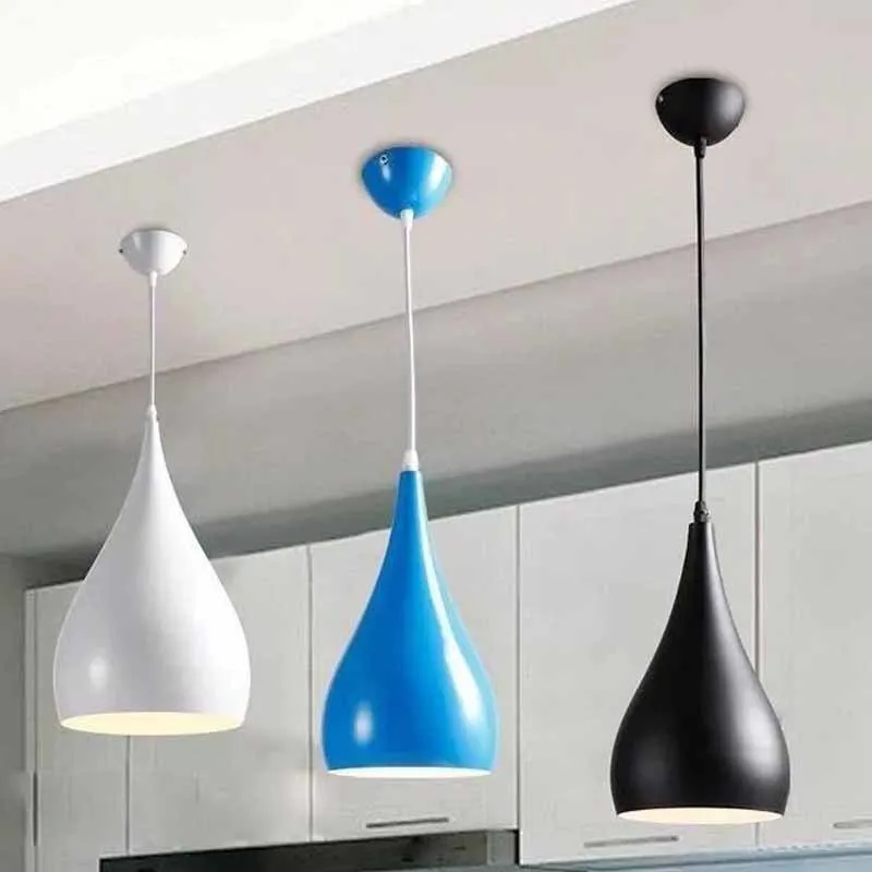 

Modern Minimalist Aluminum Restaurant Chandelier Three Head Coffee Shop Bar Counter Bedroom Color Chandelier Bedside Hallway Sma