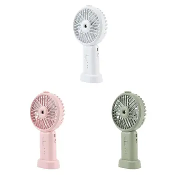 

2 in 1 Mini Handheld USB Fan Air Conditioner Cooler 3 Speed Settings Humidifier