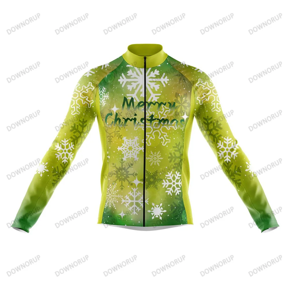 Festive Long Sleeve Men's Cycling Jersey - 16 Unique Styles
