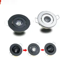 10 шт./лот Светодиодный точечный светильник 3 Вт мини-светильник Кабинета лампа включает светодиодный драйвер Ac85-265v алюминиевый корпус для дома