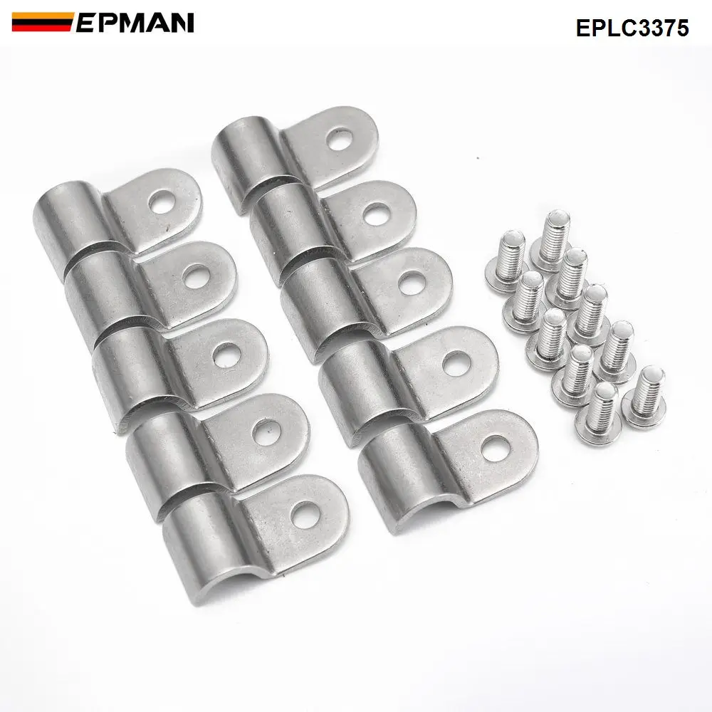 EPMAN 1 упаковка нержавеющая сталь одиночные зажимы зажим для улицы 3/8 дюйма 3/16 и 1/4