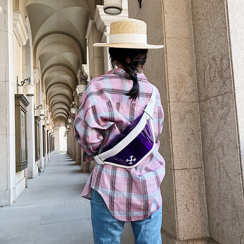 

2019 New Wide Shoulder Jelly Leaning Bodypack Fairy Joker Shoulder Bag Summer Bag