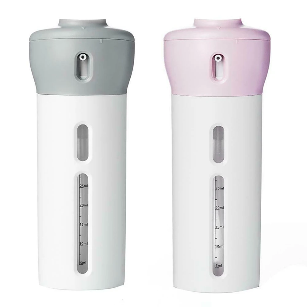 

Portable 4-in-1 Travel Refillable Bottle Toiletries Emulsion Lotion Shampoo Gel Dispenser Leakproof Liquid Spray Bottle