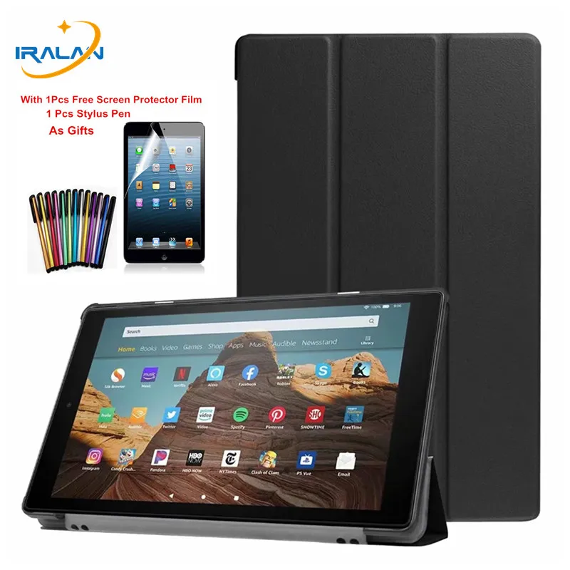 Чехол для Amazon Kindle Fire HD 10 2019 чехол планшета New HD10 дюйма умный подставка из