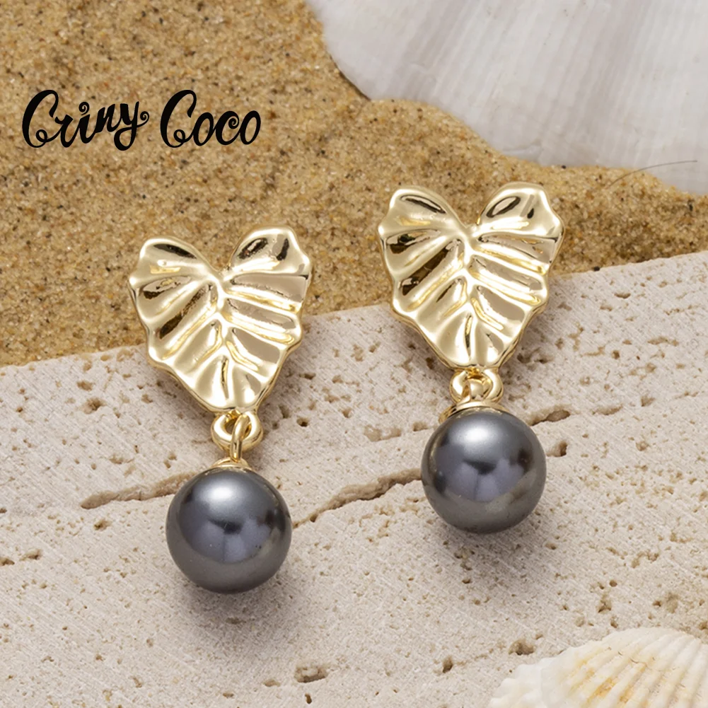 Fashion Women Pearl Silver Leaf Long drop Dangle Earrings Fashion Women Pearl Silver Leaf Long drop Dangle Earrings