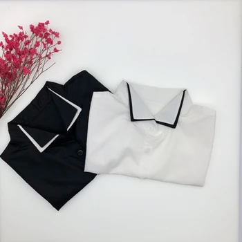 

Ladies Women Adult Detachable Lapel Shirt Fake Collar Fashion Solid Color False Blouse Neckwear Clothing Accessories