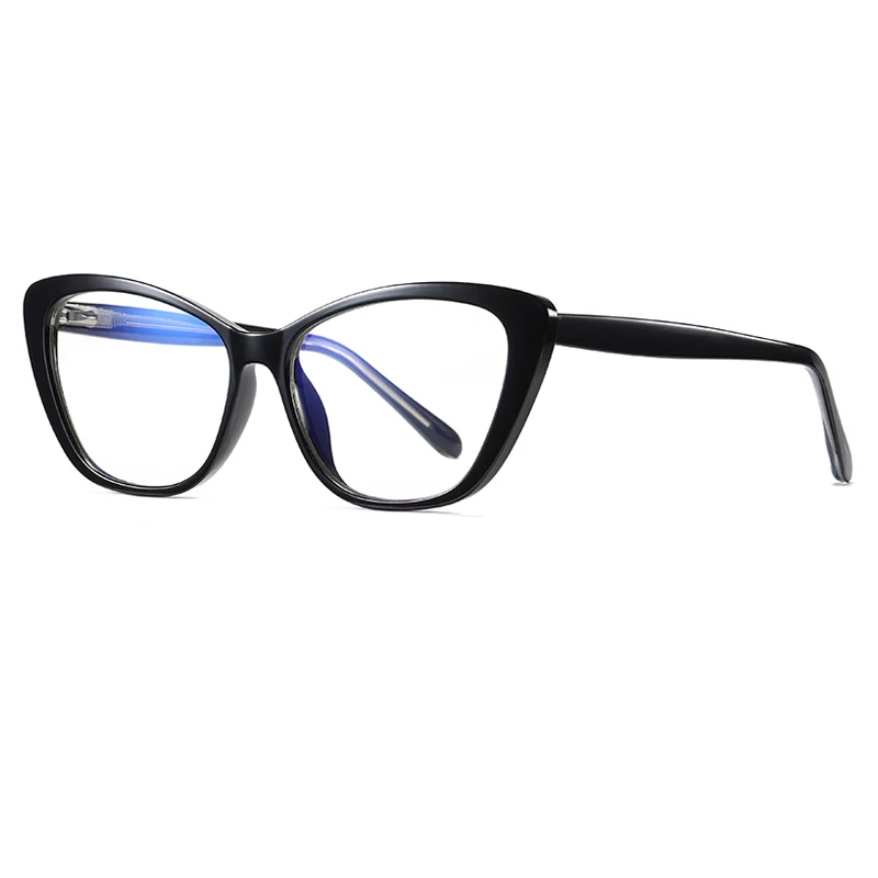 C1 Black Pro Acme, синий светильник, очки для женщин, кошачий глаз, очки для компьютера, модный синий светильник, блокирующие очки, gafas anti luz azul PC1426 - Цвет оправы: C1 Black