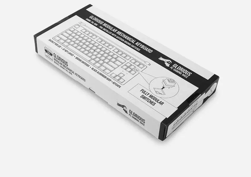 Великолепная GMMK TKL USA бесключевая RGB модульная механическая клавиатура.