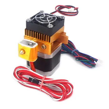 

MK8 Extruder Kits J-head Hotend 0.4mm Nozzle Kit 1.75mm Filament Extrusion 3D Printers Parts with Box Motor Throat Aluminum Part