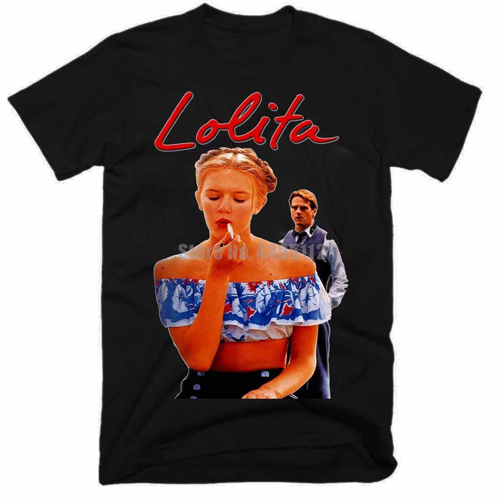 Lolita Movie Man Branded T-Shirts Loki Men'S Clothes Satan Shirt Black Top Xrkpce | Мужская одежда